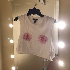 Flower crop top
